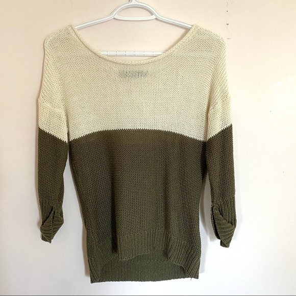 Brown and White Suzy Shier Sweater Size S - Picture 6 of 8